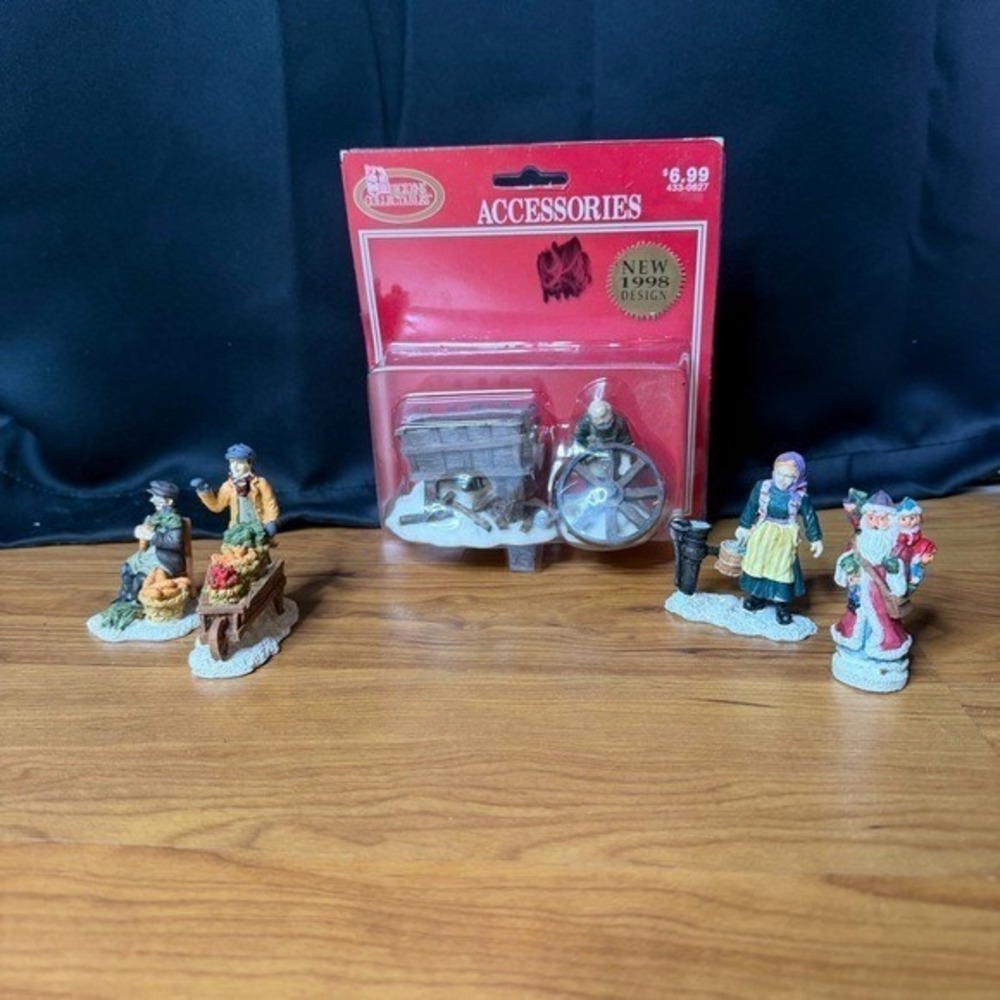 Department 56 Dickens Collectables VTG 90s LOT Christmas Village Figurine‎ Set